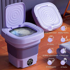 Mini Folding Washing Machine – Portable Clothes Washer for Travel, Hostel & Home Use