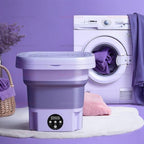 Mini Folding Washing Machine – Portable Clothes Washer for Travel, Hostel & Home Use